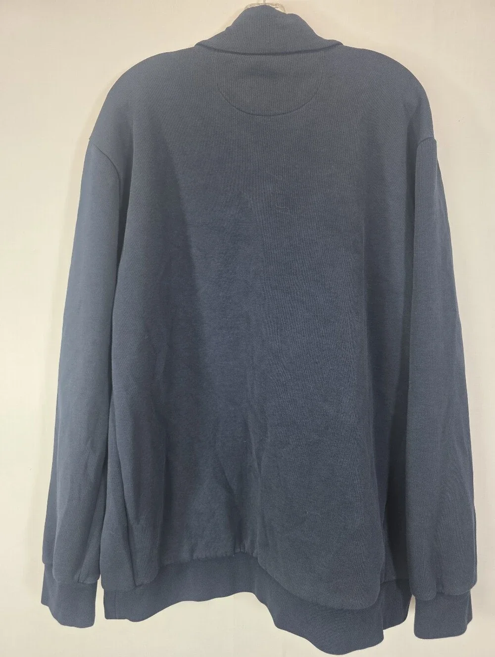 Polo Ralph Lauren Navy Blue Snap Button Mock Neck Sweatshirt Pullover XXL